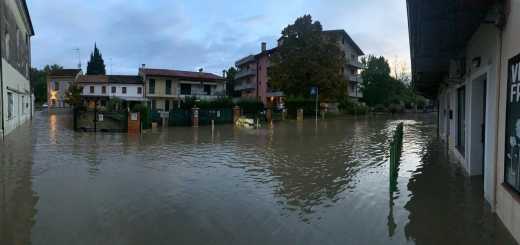 La situazione a Silea (foto da Facebook)