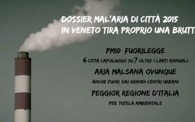 Aria del Veneto inquinata, Legambiente pubblica il dossier Mal’Aria