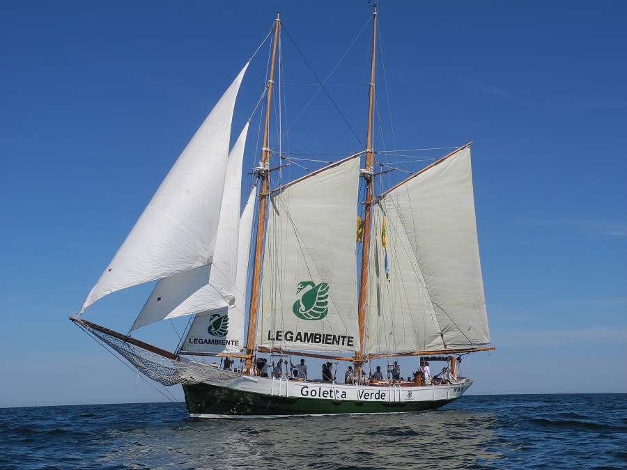 La Goletta Verde di Legambiente arriva in Veneto: dal 26 al 27 a Caorle ed il 28 a Chioggia
