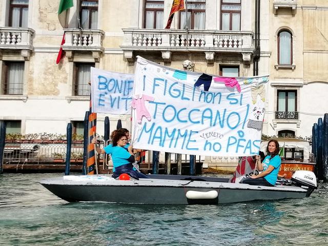 Oggi Legambiente a Venezia a fianco dei cittadini avvelenati dai Pfas