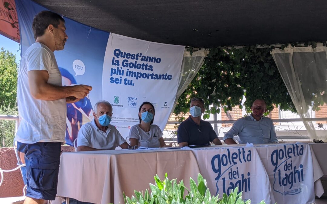 Il monitoraggio della Goletta dei Laghi di Legambiente sul Lago di Garda
