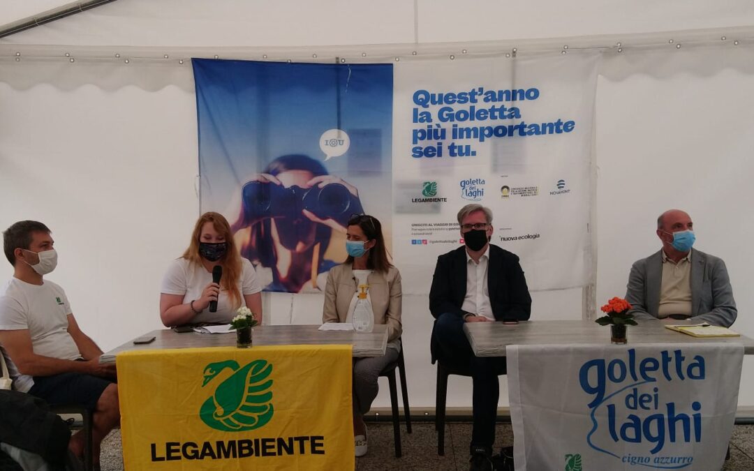 Il monitoraggio della Goletta dei Laghi di Legambiente sul Lago Santa Croce
