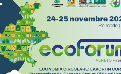 Legambiente Veneto invita alla VIII edizione di Ecoforum Veneto e del Rapporto Comuni Ricicloni Veneto 2023