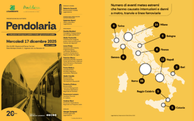 Il Governo taglia i fondi per il trasporto pubblico e insiste sul Ponte sullo Stretto di Messina – I dati del nuovo report PENDOLARIA – 20ª edizione di Legambiente