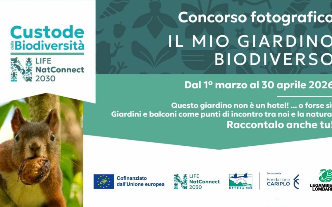 Concorso fotografico “IL MIO GIARDINO BIODIVERSO” – Edizione 2026