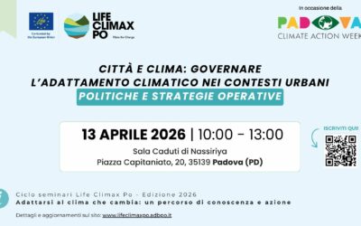 Città e clima: Governare l’adattamento climatico nei contesti urbani – politiche e strategie operative
