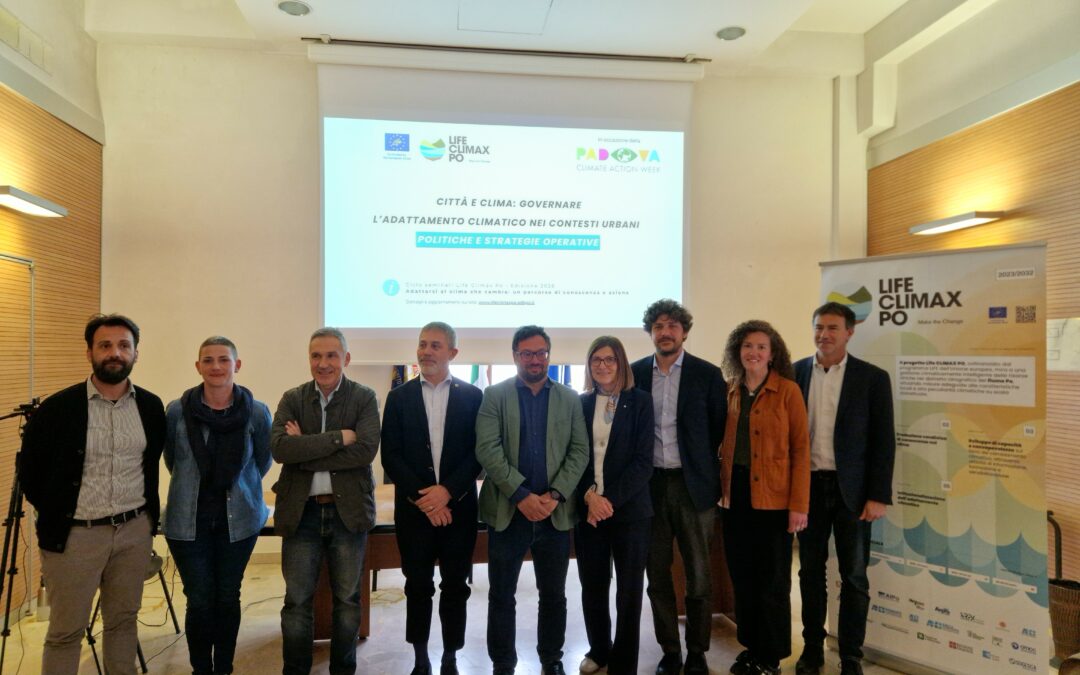 Città e clima: a Padova amministrazioni e ricercatori a confronto sulla governance dell’adattamento climatico nelle aree urbane